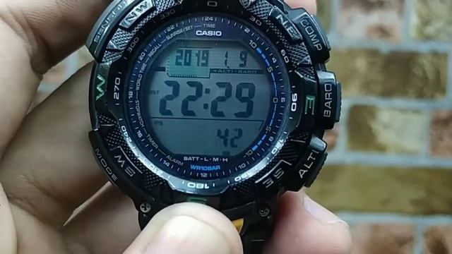 Casio Protrek Prg 270 jam outdoor casio altimeter barometer compas termometer. смотреть онлайн