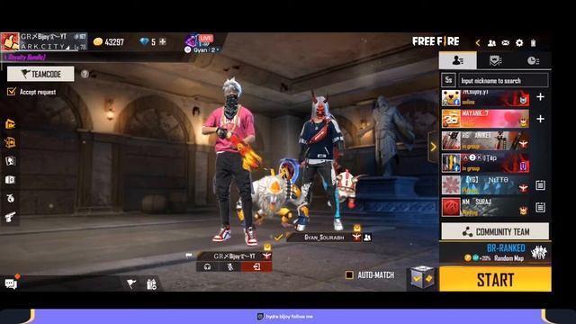 Hydra Bijoy Free Fire Live Steam 🙏👍🇮🇳🇮🇳 смотреть онлайн