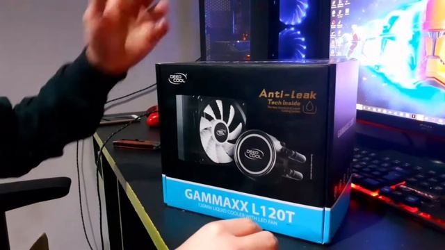 UNBOXING WATER COOLER DEEPCOOL | GAMMAXX L120T смотреть онлайн