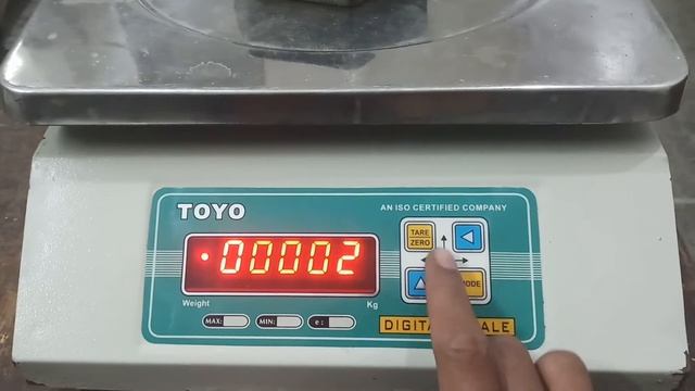 Toyo weighing machine calibration ! 30kg weighing scale setting TOYO смотреть онлайн
