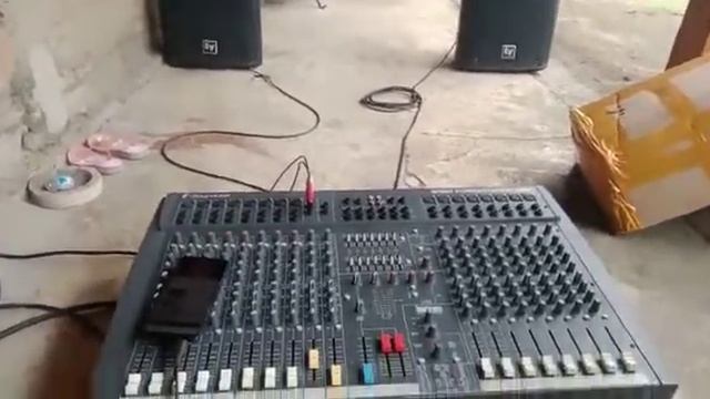 TES power mixer SOUNDCRAFT SPIRIT 1200. Made in England. смотреть онлайн