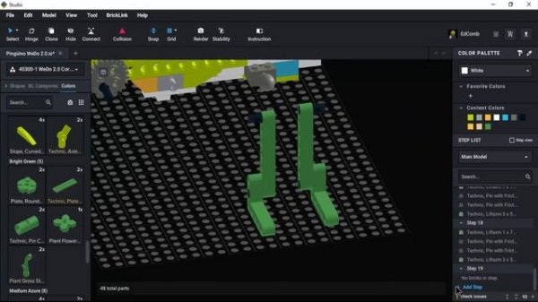 PINGÜINO ⚙️ Penguin | Lego WeDo 2.0 Studio 2.0 | BRICKLINK ✔️