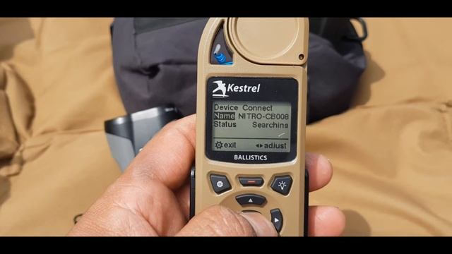 KESTREL 5700 AND BUSHNELL 1800 NITRO LASER RANGEFINDER.