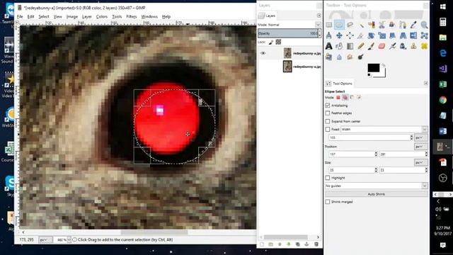 GIMP Red Eye Removal смотреть онлайн