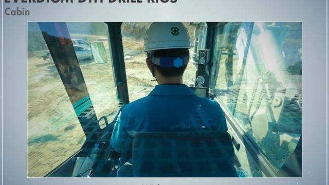 Everdigm DTH drill rig D700 смотреть онлайн