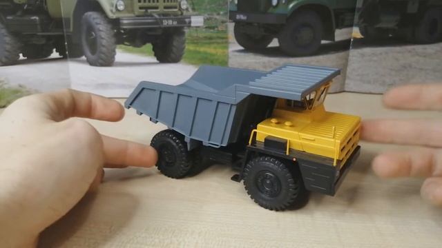 Обзор модели Белаз 7522, масштаб 1:43, "Наш автопром" смотреть онлайн