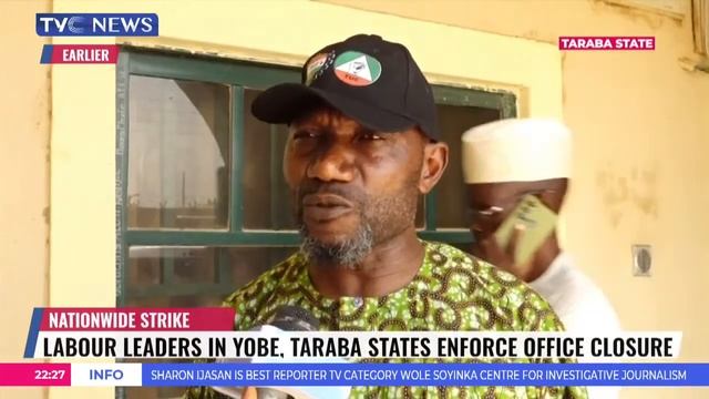 Nationwide Strike: Labour Leaders In Yobe And Taraba States Enforce Office Closure смотреть онлайн