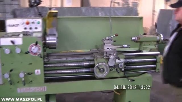 Tokarka TUM-35D1 x 1000 fi wrzeciona 55 mm WWW.MASZPOL.PL смотреть онлайн