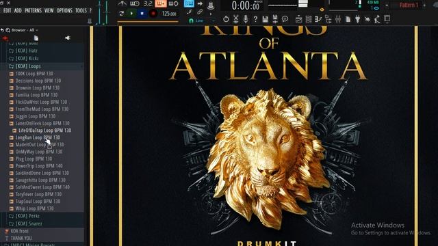 Kings of Atlanta DrumKit Demo смотреть онлайн