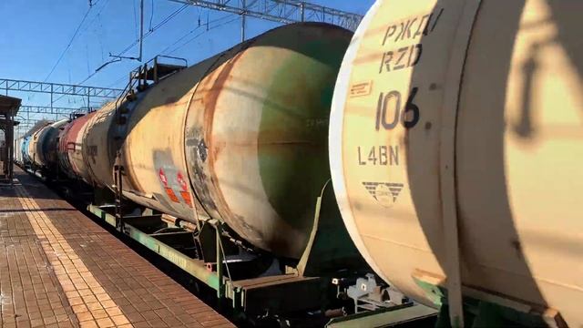 ВЛ10у-704, товарняк в 35 вагонов, 2021, 2160p60 смотреть онлайн