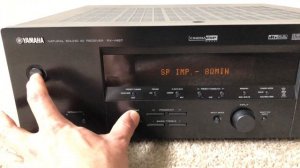 How to Factory Reset Yamaha RX-V457 6.1 Home Theater Surround Receiver
