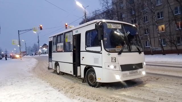 Орёл автобус ПАЗ ВЕКТОР маршрут 10 смотреть онлайн