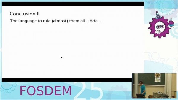 2025-02-02 FOSDEM 2025 Developer rooms - Ada