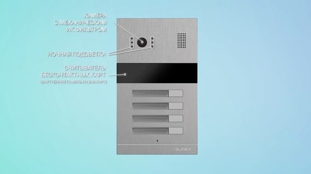 Видеообзор линейки вызывных панелей Slinex MA - КиТ системы смотреть онлайн