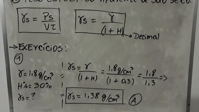 Aula 03: Peso específico aparente do solo seco - Índices físicos dos solos - Mecânica dos Solos смотреть онлайн