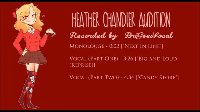 Heather Chandler Audition (For 