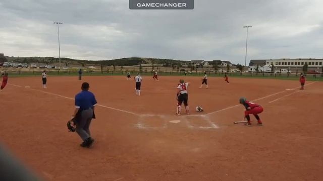 Tiana Hansen (2025) RHP/3rd/LF: Line drive double up the middle смотреть онлайн