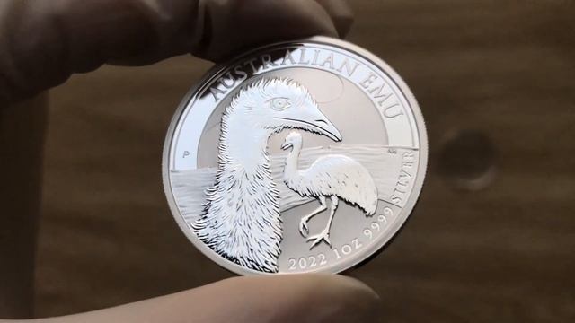 2022 Perth Mint Australian Emu 1oz Silver BU Coin смотреть онлайн
