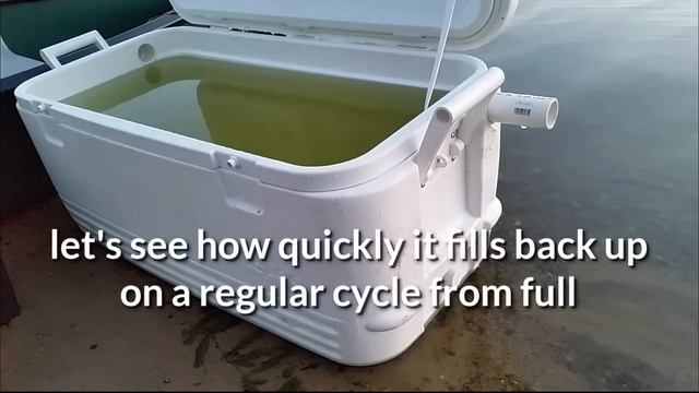 Flow through live well 25 gallon cooler смотреть онлайн
