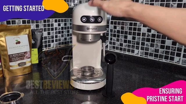 Simplus Semi-Automatic Espresso Machine With Steam Milk Frother - Affordable, Quality & Convenient