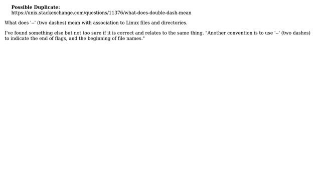 Unix & Linux: What does - mean with association to Linux files and directories смотреть онлайн