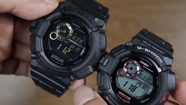 CASIO G-SHOCK MUDMASTER G-9300GB-1 VS MUDMASTER G-9300-1