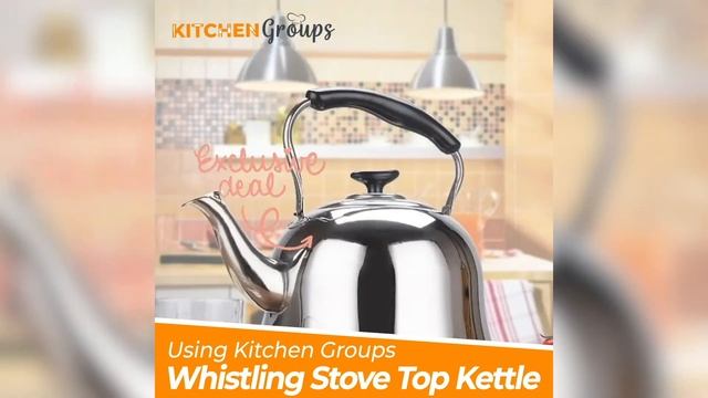 Brewing Coffee Is Made Easy Using This Stovetop Teapot, Stainless Steel Whistling Tea Kettle смотреть онлайн