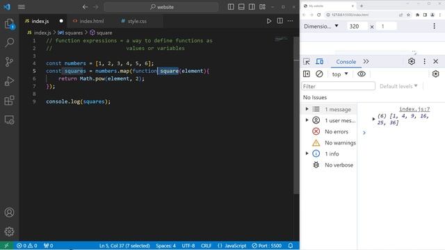 FUNCTION EXPRESSIONS смотреть онлайн