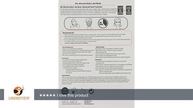 BioMiracle Hydro Gel Face Mask, 3 Count | Review/Test смотреть онлайн
