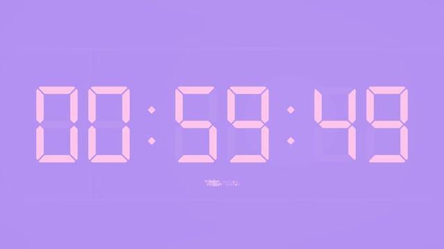 2 Hours Digital Countdown Timer with Simple Beeps 💕💜 смотреть онлайн