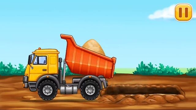 Строительные машинки. часть 5. Самосвал. Build a House. | ВСЕ ЧАСТИ | Game For Kids смотреть онлайн