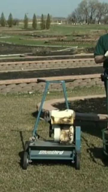 Spring cleanup - use aerator to improve airflow and water flow #shorts | Lawn Care and Gardening смотреть онлайн