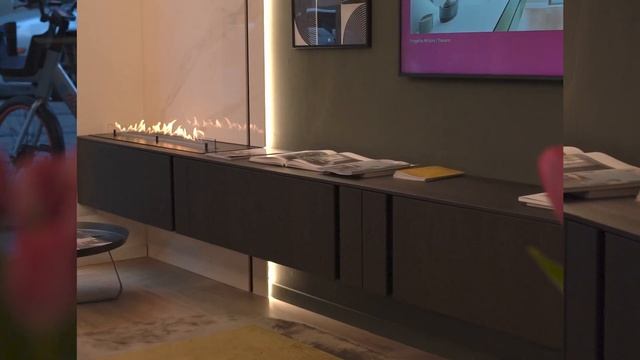 Planika & jrk design - FLA3 BEV® Technology Burner at Showroom Milan смотреть онлайн