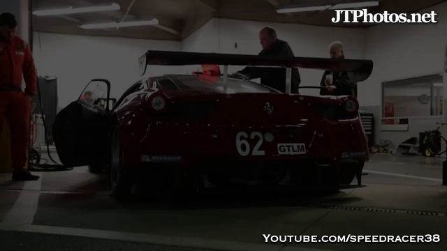 Ferrari 458 GTLM revving смотреть онлайн