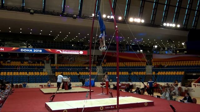 DOLGOPYAT Artem (ISR) - 2018 Artistic Worlds, Doha (QAT) - Qualifications Rings смотреть онлайн
