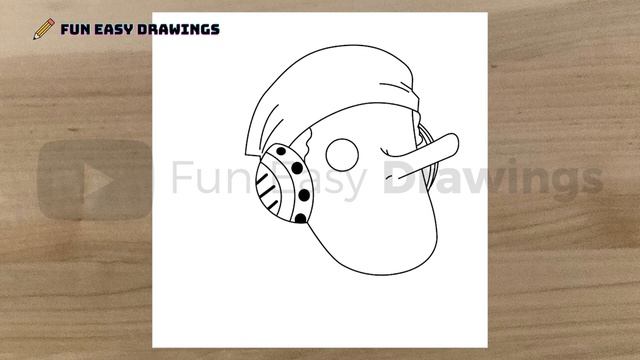 How To Draw Usopp Wano Country Easy  @funeasydrawings - Как нарисовать Усоппа страну Вано легко