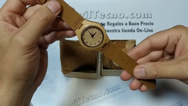 Relojes de madera de Bambú - MovilTecno.com смотреть онлайн