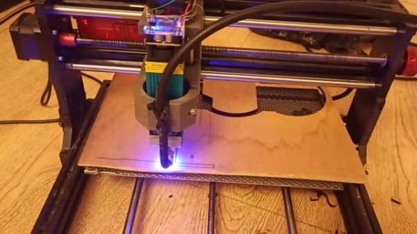 CNC 3018 pro. Лазер 40 вт.