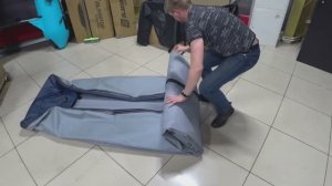 Собираю лодку ПВХ, компактная укладка.
