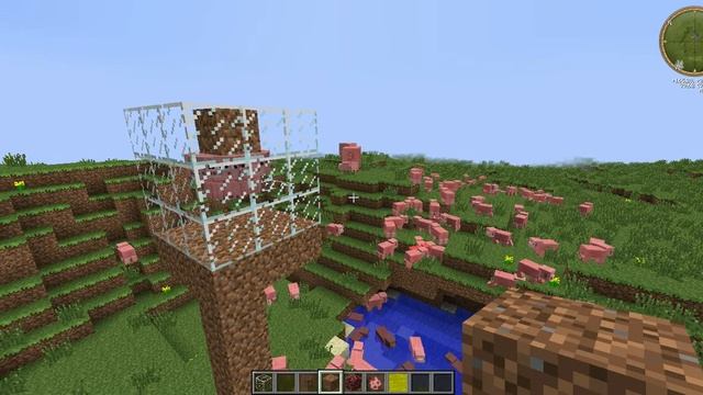 пулялка свиньями в minecraft смотреть онлайн