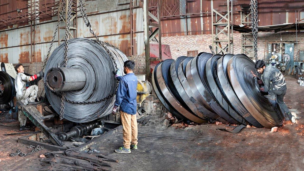 Процесс изготовления квадратной стальной трубы Из Стального листа смотреть онлайн