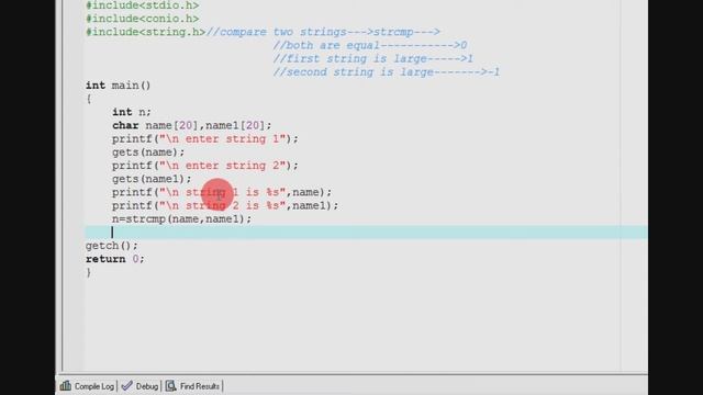 PART-39 strcmp() COMPARING TWO STRINGS[STRING.H] # C PROGRAMMING IN TAMIL смотреть онлайн