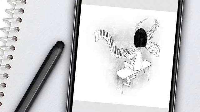 My Little Daughter's 🎹: How to draw on iPhone - Procreate Pocket смотреть онлайн