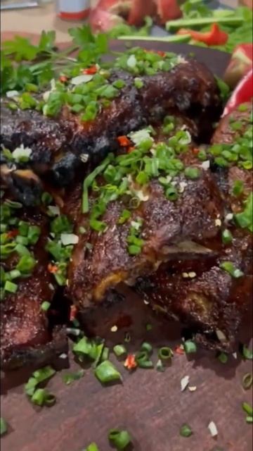 Свиные рёбрышки барбекю. #вкусно #рецепты #рёбрышки смотреть онлайн