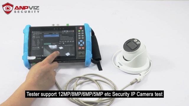 Anpviz CCTV IP Tester Testing IP Camera, 4 IN 1 HD Cameras and UTP Cable etc ( IPC 9800ADH PLUS） смотреть онлайн
