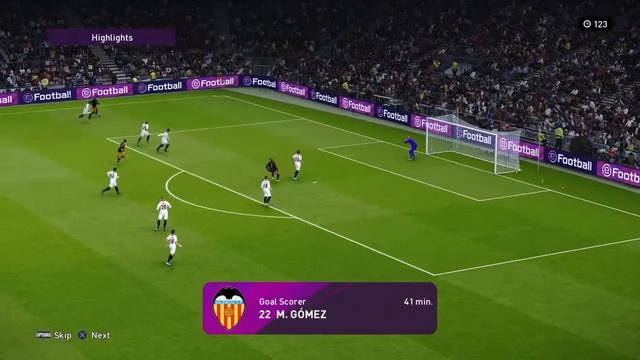 EuroPES Super League - Round 07 - Valencia 2 - 0 Sevilla смотреть онлайн