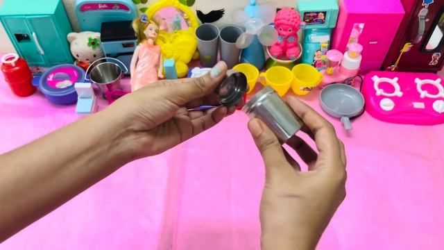 6 Minutes Satisfying with Unboxing Hello Kitty Sanrio Kitchen Set | ASMR Tiny Toys Kitchen Set смотреть онлайн