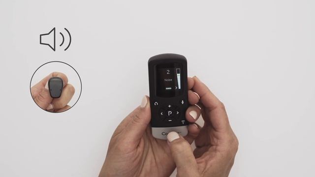 Cochlear™ Baha® 6 Max - Adjusting the volume with the remote control смотреть онлайн