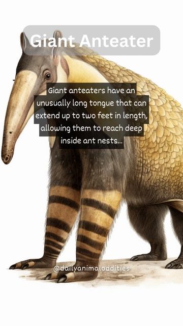 Unveiling the Tongue Twisters: Exploring the Astonishing Tongue of Giant Anteaters... смотреть онлайн