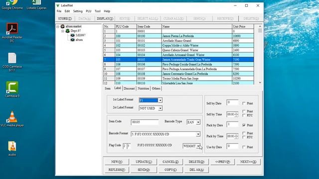Balanzas Digi con labelnet смотреть онлайн